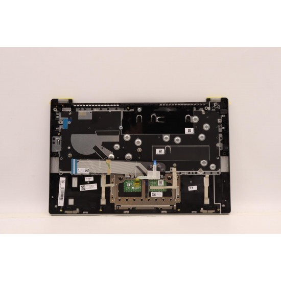 Carcasa superioara cu tastatura palmrest Laptop, Lenovo, IdeaPad 5 14ABA7 Type 82SE, 5CB1J08457, 5CB1J08488, AM3KI000140, PK37B01D700TIC, ET2UZ000100, ET2UZ000200, iluminata, 4 pini, Cloud Grey, layout US