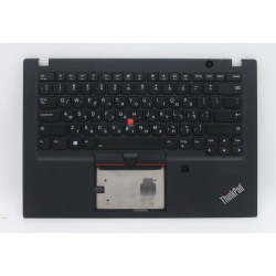 Carcasa superioara cu tastatura palmrest Laptop, Lenovo, ThinkPad T495s Type 20QJ, 5M10V16660, 5M11A08645, 5M11A08647, 5M10V16659, PK131B42B08, AM1CL000100, EA1BR000200, V170820IS1, iluminata, 12 pini, Black, layout US
