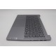 Carcasa superioara cu tastatura palmrest Laptop, Lenovo, IdeaPad Pro 5 14AHP9 Type 83D3, 5CB1N90824, 5CB1N90849, HQ25202000640, HQ706010005Q74A04, HQ31300007VN7, HQ258060004B0, NB6766, iluminata, 4 pini, Arctic Grey, layout US