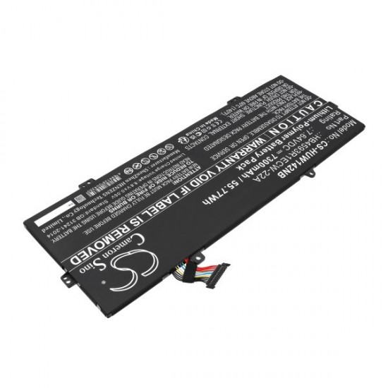 Baterie compatibila Laptop, Huawei, CS-HUW142NB, HB4593R1ECW-22A, HB4593R1ECW-22B, HB4593R1ECW-22C, 7.64V, 7300mAh, 55.77Wh, 12 pini