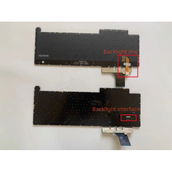 Tastatura Laptop Gaming, Asus, ROG Strix G18 G814J, G814JU, G814JV, G814JI, G814JVR, G814JZR, G814JZR, iluminata, RGB Per Key, neagra, layout US