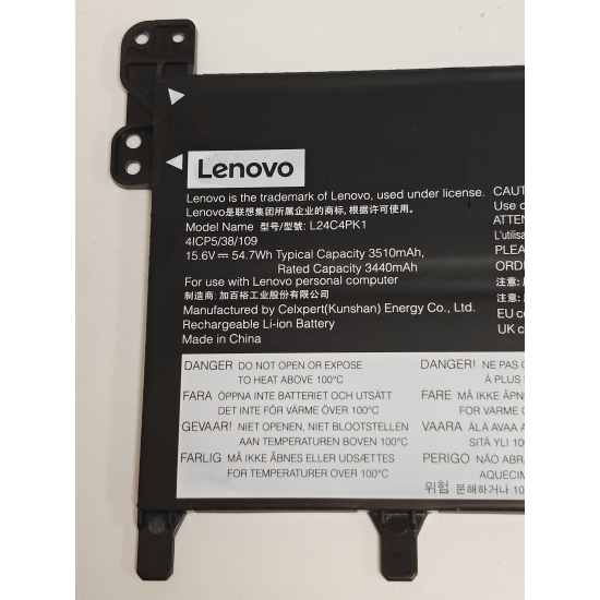 Baterie Laptop, Lenovo, IdeaPad Slim 5 13ARP10 Type 83J2, 5B11Q01968, 4ICP5/38/109, L24C4PK1, 15.6V, 3440mAh, 54.7Wh