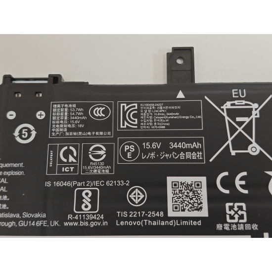 Baterie Laptop, Lenovo, IdeaPad Slim 5 13ARP10 Type 83J2, 5B11Q01968, 4ICP5/38/109, L24C4PK1, 15.6V, 3440mAh, 54.7Wh