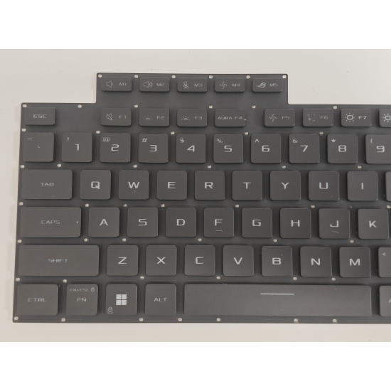 Tastatura Laptop Gaming, Asus, ROG Strix G18 G815J, G815JHR, G815JMR, G815JPR, G815JRM, iluminata, RGB Per Key, neagra, layout US