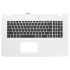 Carcasa superioara cu tastatura palmrest Laptop, Asus, A751M, A751MA, A751M, 90NB04I2-R31US0, 13NB04I2P04011-1, alba, layout US