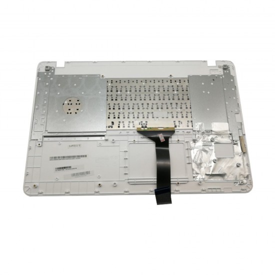 Carcasa superioara cu tastatura palmrest Laptop, Asus, A751M, A751MA, A751M, 90NB04I2-R31US0, 13NB04I2P04011-1, alba, layout US