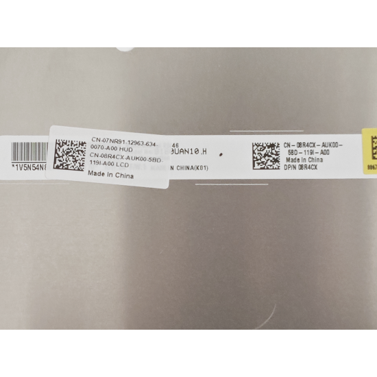 Display Laptop, Dell, Pro Max 16 Plus MB16250, P142F, P142F001, 7NR91, 07NR91, 8R4CX, 08R4CX, B160UAN10.H, 16 inch, rezolutie FHD+, 1920x1200, IPS, 60Hz, conector ingust, 17mm, 30 pini