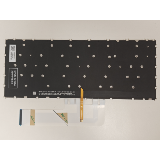 Tastatura Laptop, Lenovo, ThinkBook 13s G2 ARE Type 20WC, iluminata, alba, layout US