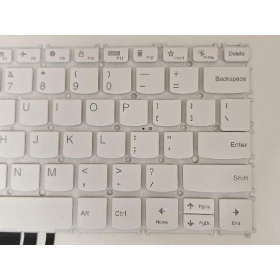 Tastatura Laptop, Lenovo, ThinkBook 13s G2 ARE Type 20WC, iluminata, alba, layout US