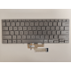 Tastatura Laptop, Asus, ZenBook Flip 14 UM462D, UM462D, iluminata, argintie, layout US