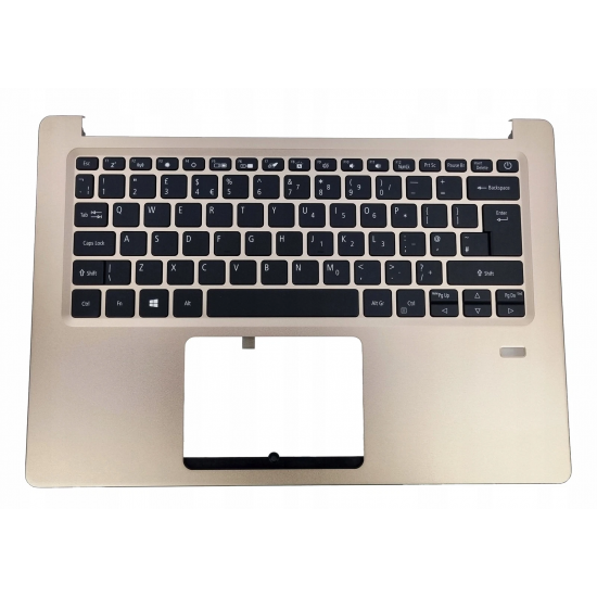 Carcasa superioara cu tastatura palmrest Laptop, Acer, Swift 1 SF114-32, N17W6, 6B.GZPN1.009, aurie, layout US