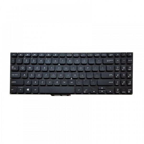 Tastatura compatibila Laptop, Asus, VivoBook S15 K530U, K530UA, neagra, layout US