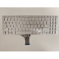 Tastatura compatibila Laptop, Asus, VivoBook S15 X530U, X530UA, X530UF, X530UN, argintie, layout US