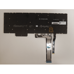 Tastatura Laptop, Lenovo, Legion 5 15IRX9 Type 83JJ, iluminata, RGB 20 pini, gri, layout UK