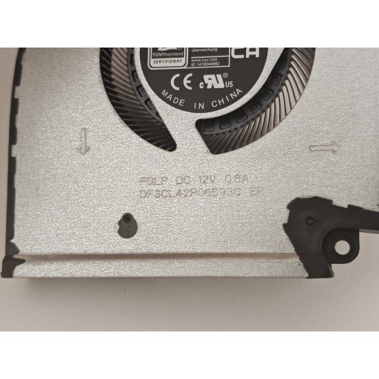 Cooler placa video Laptop Gaming, Asus, ROG Strix G17 G713P, G713PI, G713PV, G713PU, 13NR0C50P01011, DFSCL42P06593Q-FQLP, 6033B0124001, 12V, 0.60A, GPU