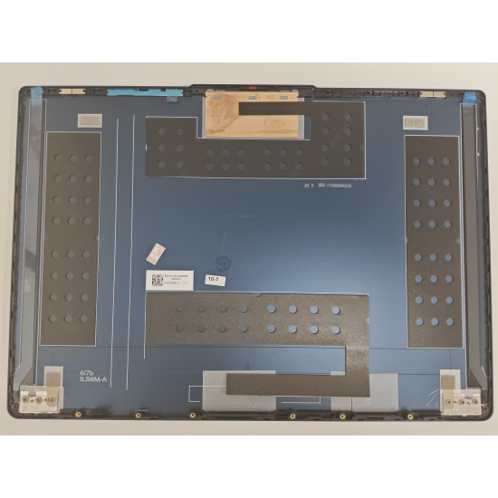 Capac Display Laptop, Lenovo, IdeaPad Slim 5 16IRU9 Type 83FW, 5CB1N54892, AM932000111, AL_BRK_L, AL_BRK_R, pentru ecran OLED si IR Camera, albastru