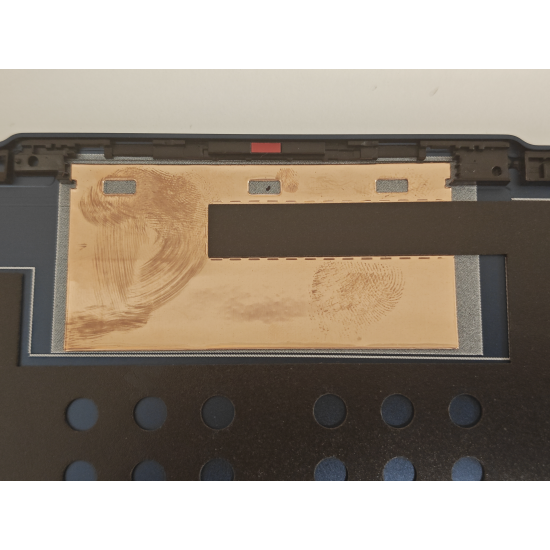 Capac Display Laptop, Lenovo, IdeaPad Slim 5 16IRU9 Type 83FW, 5CB1N54892, AM932000111, AL_BRK_L, AL_BRK_R, pentru ecran OLED si IR Camera, albastru