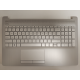 Carcasa superioara cu tastatura palmrest Laptop, HP, 15-DR, L32368-002, L33339-002, AP29M000A61, 7H2230, argintie, layout US
