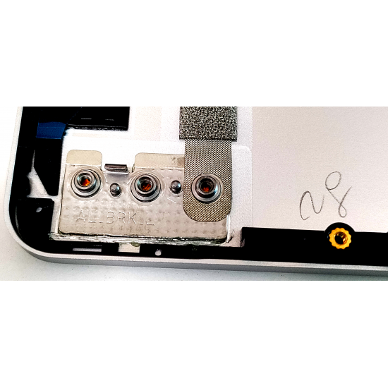 Capac Display compatibil Laptop, Lenovo, IdeaPad Slim 5 16IAH8 Type 83BG, 5CB1N54891, AM932000101, AL_BRK_L, AL_BRK_R, pentru ecran OLED si IR Camera, argintiu