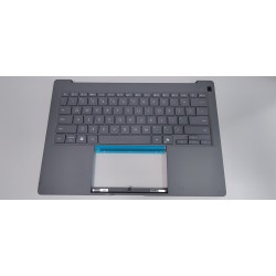 Carcasa superioara cu tastatura palmrest Laptop, ASUS, Zenbook A14 UX3407Q, UX3407QA, 90NB1502-R31US4, 6053B2326601, iluminata, gri, layout US