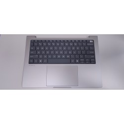 Carcasa superioara cu tastatura palmrest Laptop, HP, EliteBook 8 G1i, P34591-001, 6070B2394903, 6053B2313201, 6054B3102401, iluminata, argintie, layout US