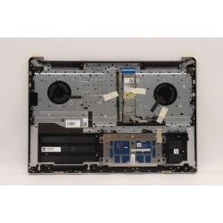 Carcasa superioara cu tastatura palmrest Laptop, Lenovo, IdeaPad 5 Pro 16ARH7 Type 82SN, 5CB1H95406, 5CB1H95432, HQ20721723000, HQ21840042000, iluminata, Cloud Grey, layout US