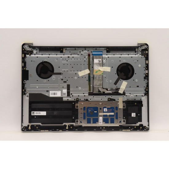 Carcasa superioara cu tastatura palmrest Laptop, Lenovo, IdeaPad 5 Pro 16IAH7 Type 82SK, 5CB1H95406, 5CB1H95432, HQ20721723000, HQ21840042000, iluminata, Cloud Grey, layout US