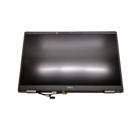 Ansamblu display complet cu capac display, rama, balamale si cablu video Laptop 2-in-1, Dell, Latitude 7420 P136G, P136G001, JNT31, 0JNT31, 14 inch, 4K, touchscreen, argintiu