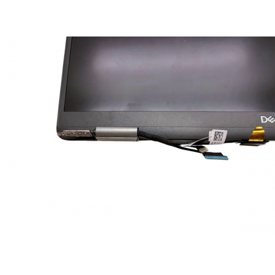 Ansamblu display complet cu capac display, rama, balamale si cablu video Laptop 2-in-1, Dell, Latitude 7420 P136G, P136G001, JNT31, 0JNT31, 14 inch, 4K, touchscreen, argintiu