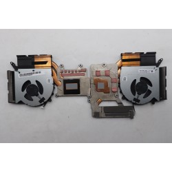 Set coolere cu radiator Laptop Gaming, Lenovo, Legion Pro 5 16IRX9 Type 83DF, 5H40S20983, AT38U001FF0, DFSCL12E06486Y-FQK8, DFSCL12E16486Y-FQK9, 0FQK80000H, 0FQK90000H, 12V, 1A