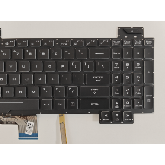 Tastatura Laptop Gaming, Asus, ROG Strix GL704G, GL704GM, GL704GS, GL704GV, GL704GW , iluminata, RGB 4 Zone, neagra, us