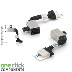Mufa alimentare Laptop, Dell, Latitude 3500, P86F, P86F001, TM5N3, 0TM5N3, 450.0FV06.0011, Bold L14 DC IN Cable, 8 pini, 3.5cm