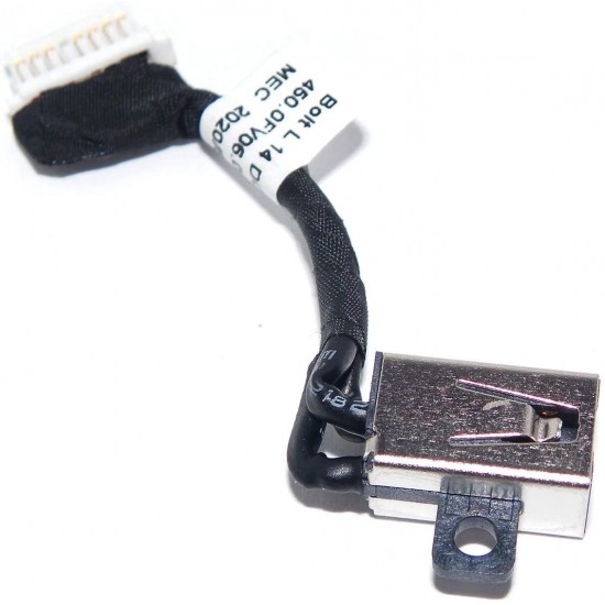 Mufa alimentare Laptop, Dell, Latitude 3500, P86F, P86F001, TM5N3, 0TM5N3, 450.0FV06.0011, Bold L14 DC IN Cable, 8 pini, 3.5cm