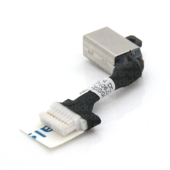 Mufa alimentare Laptop, Dell, Latitude 3500, P86F, P86F001, TM5N3, 0TM5N3, 450.0FV06.0011, Bold L14 DC IN Cable, 8 pini, 3.5cm
