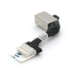 Mufa alimentare Laptop, Dell, Latitude 3500, P86F, P86F001, TM5N3, 0TM5N3, 450.0FV06.0011, Bold L14 DC IN Cable, 8 pini, 3.5cm