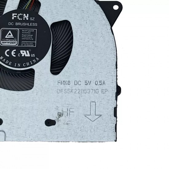 Set coolere compatibile Laptop Gaming, Lenovo, Legion 5H40S20353, 5H40S20354, 5H40S20335, 5H40S20336, 5H40S20337, 5H40S20414, 5H40S20415, 5H40S20428, 5H40S20329, 5H40S20330, 5H40S20331, 5H40S20332, 5H40S20333, 5H40S20334, 5V, 0.5A