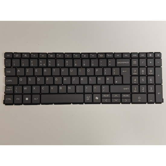Tastatura Laptop, HP, ProBook 660 G11, 665 G11, iluminata, gri, layout UK