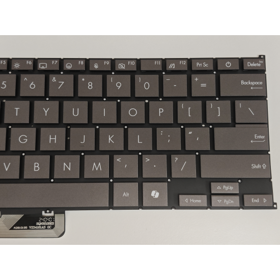 Tastatura compatibila Laptop, Asus, Zenbook S14 UX5406S, UX5406SA, iluminata, gri metalizat, layout US