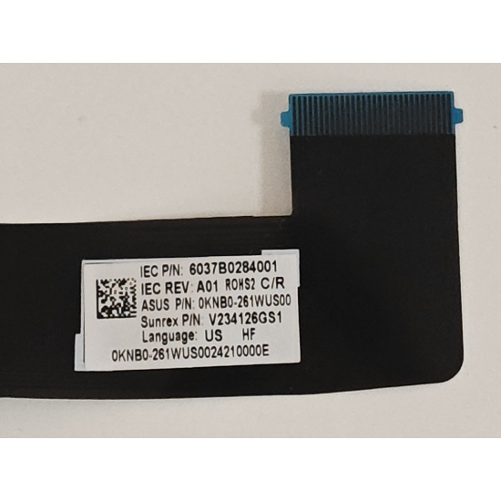 Tastatura compatibila Laptop, Asus, Zenbook S14 UX5406S, UX5406SA, iluminata, gri metalizat, layout US