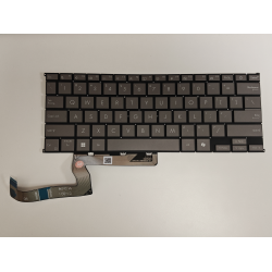 Tastatura compatibila Laptop, Asus, Zenbook S16 UM5606G, UM5606GA, gri deschis, layout US