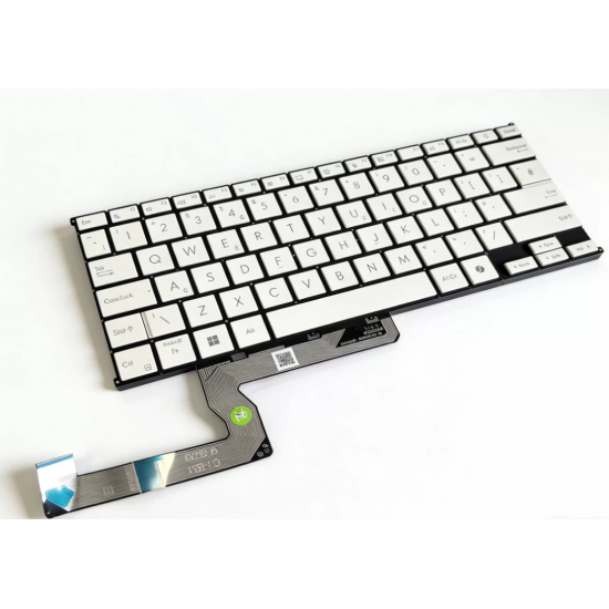 Tastatura Laptop, Asus, Zenbook S14 UX5406S, UX5406SA, iluminata, alba, layout US
