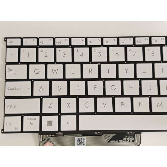 Tastatura Laptop, Asus, Zenbook S14 UX5406S, UX5406SA, iluminata, alba, layout US