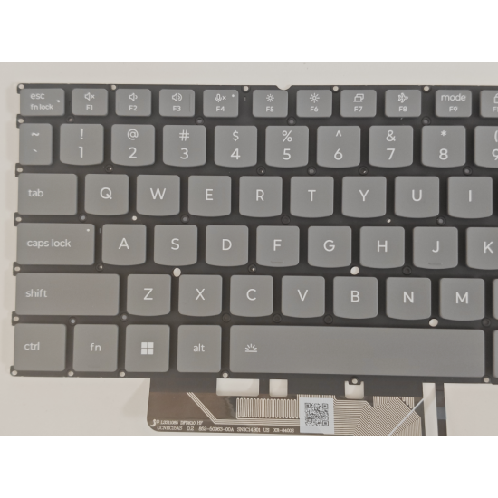 Tastatura Laptop 2-in-1, Lenovo, Yoga 7 16AKP10 Type 83JU, iluminata, gri, layout US