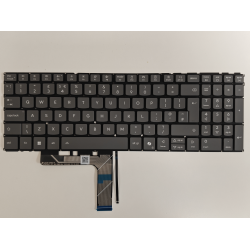 Tastatura Laptop 2-in-1, Lenovo, Yoga 7 16ILL10 Type 83JT, iluminata, gri, layout UK