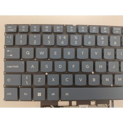 Tastatura Laptop 2-in-1, Lenovo, Yoga 7 16AKP10 Type 83JU, iluminata, albastra, layout US