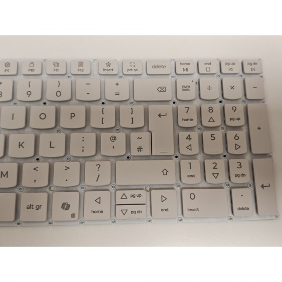 Tastatura Laptop 2-in-1, Lenovo, Yoga 7 16AKP10 Type 83JU, iluminata, alba, layout UK