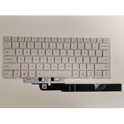Tastatura Laptop, Lenovo, Slim 7 14IPH11 Type 83QN, iluminata, alba, layout US