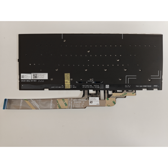 Tastatura Laptop, Lenovo, Slim 7 14IPH11 Type 83QN, iluminata, alba, layout US