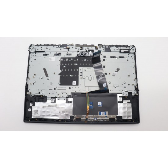 Carcasa superioara cu tastatura palmrest Laptop, Lenovo, Legion Pro 7 16IRX8 Type 82WR, 5CB1L10762, 5CB1L09933, AP2V3000100, AP2V3000110, AP2V3000120, AM2V3000700, iluminata, neagra, layout US