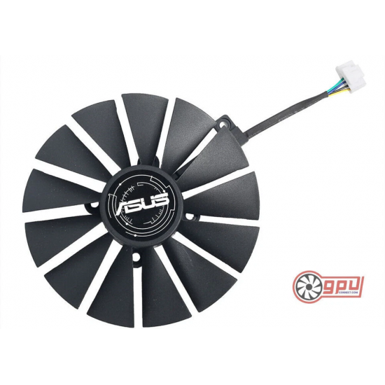Cooler Placa video Desktop PC, Asus, Phoenix GTX 1650, 1660Ti, RTX 2060, 95mm, FDC10U12S9-C, PLD10010B12HH, 12V, 0.45A, 6 pini